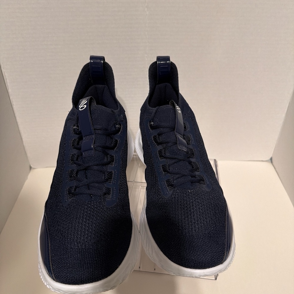 Curry Under Armour Mens UA Team Curry 14M 15.5W Flow Basketball Shoes Blue Size - Picture 5 of 9